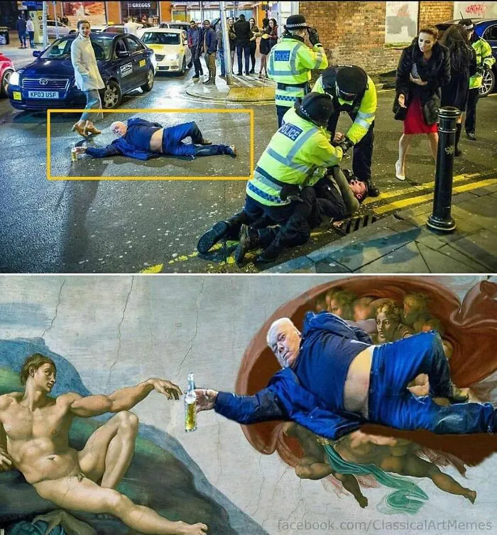 20 Divertidos memes de arte clásico que encajan con los problemas de hoy en día (nuevas imágenes)