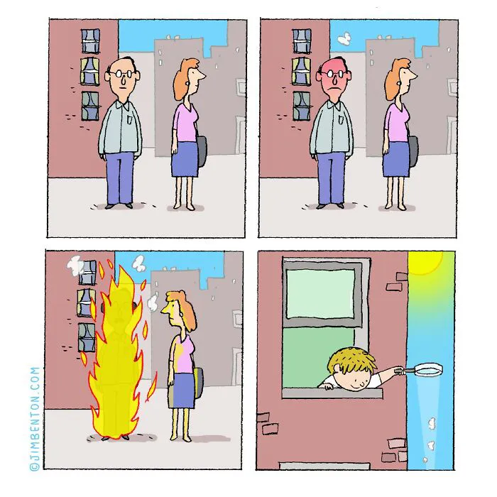 12 Cómics llenos de humor peculiar y toques irónicos, por Jim Benton