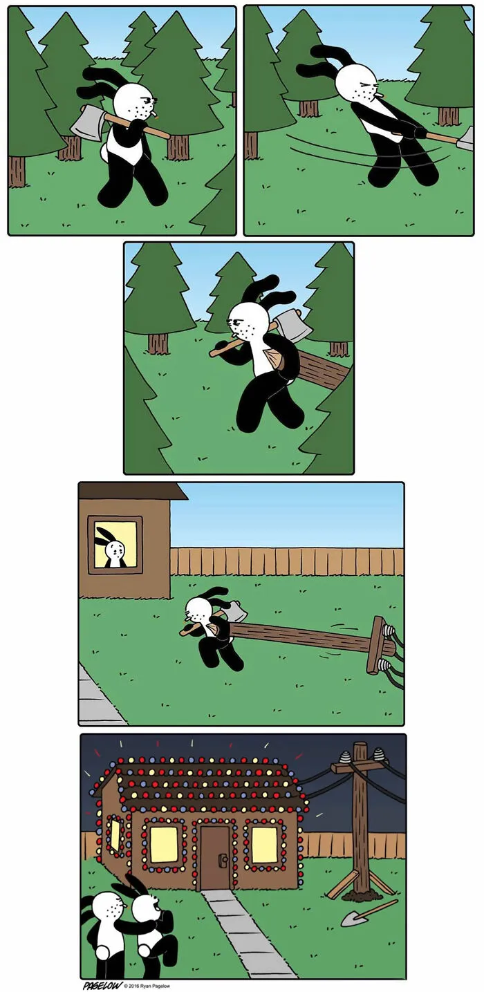 30 Nuevos cómics tan divertidos como tristes y retorcidos a la vez, creados por Buni