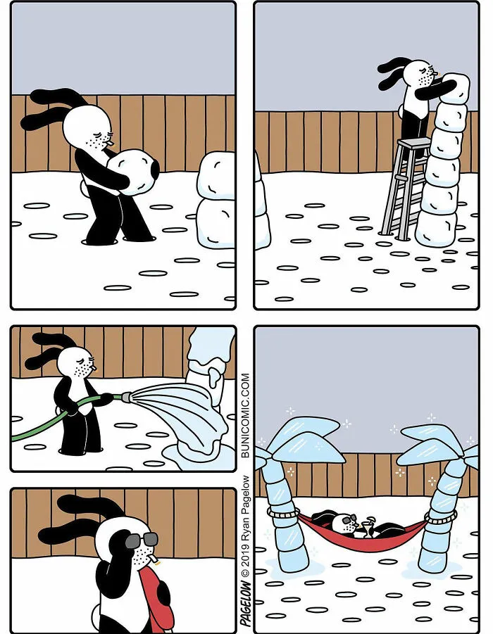 30 Nuevos cómics tan divertidos como tristes y retorcidos a la vez, creados por Buni