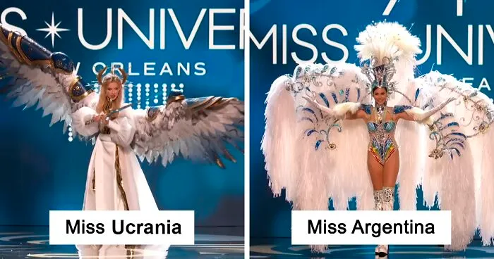 20 Concursantes de Miss Universo luciendo inspirados "trajes nacionales" de fantasía