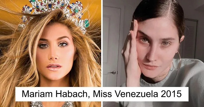 Estas reinas de la belleza muestran sin complejos cómo son sus rostros sin maquillaje