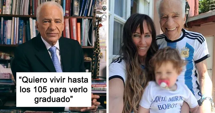 Este doctor argentino ha sido padre a pesar de ser ya octogenario