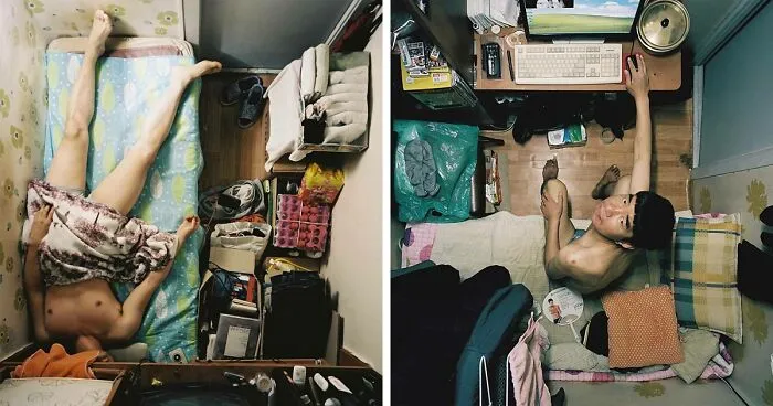 40 Fotos que muestran la miseria de vivir en estos diminutos habitáculos surcoreanos llamados "goshitel"