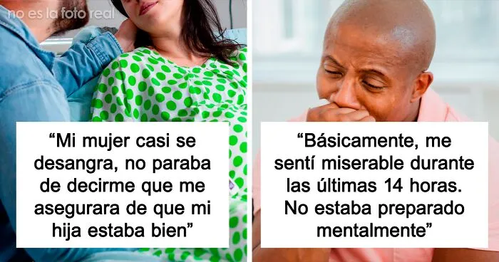 20 Papás se sinceran sobre su experiencia en la sala de partos