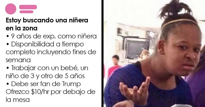 13 Publicaciones muy absurdas de padres prepotentes que buscan niñeras