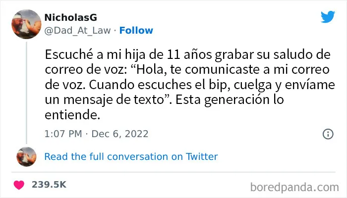 20 Tuits de padres divertidos y familiares del pasado mes de diciembre