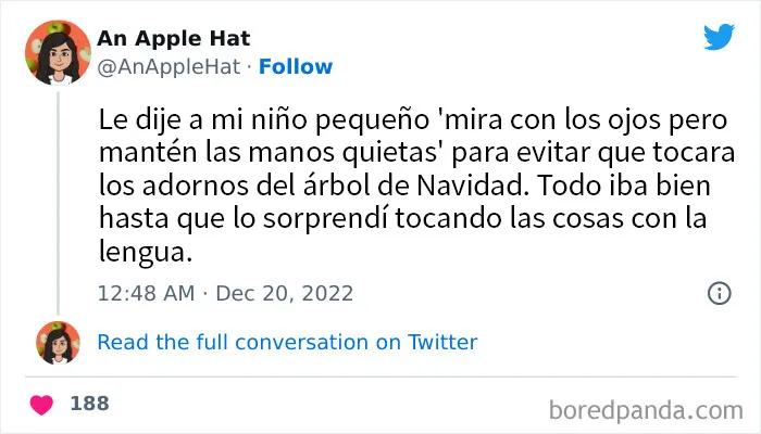 20 Tuits de padres divertidos y familiares del pasado mes de diciembre
