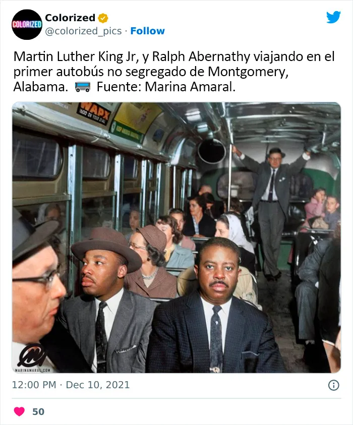 25 Impresionantes fotos históricas coloreadas que ofrecen una nueva perspectiva de tiempos pasados