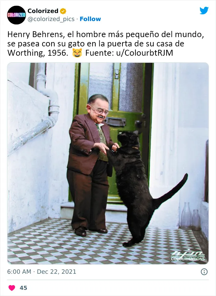 25 Impresionantes fotos históricas coloreadas que ofrecen una nueva perspectiva de tiempos pasados