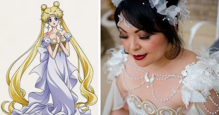 ¿Te gusta Sailor Moon? ¡Entonces te encantará este vestido de novia!