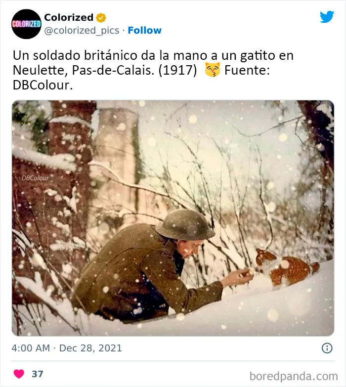 25 Impresionantes fotos históricas coloreadas que ofrecen una nueva perspectiva de tiempos pasados
