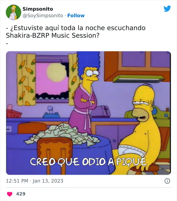 20 Divertidos memes y reacciones ante la nueva canción de Shakira y Bizarrap