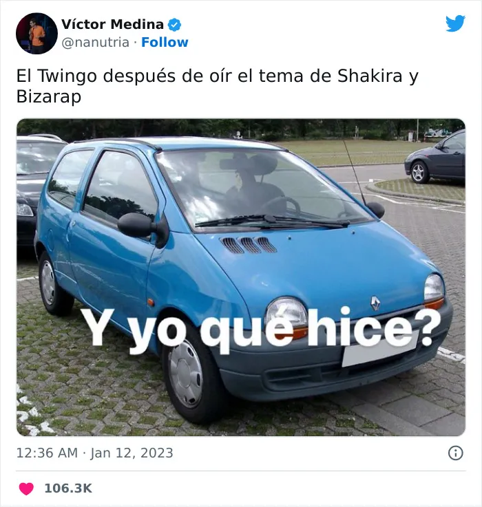 20 Divertidos memes y reacciones ante la nueva canción de Shakira y Bizarrap