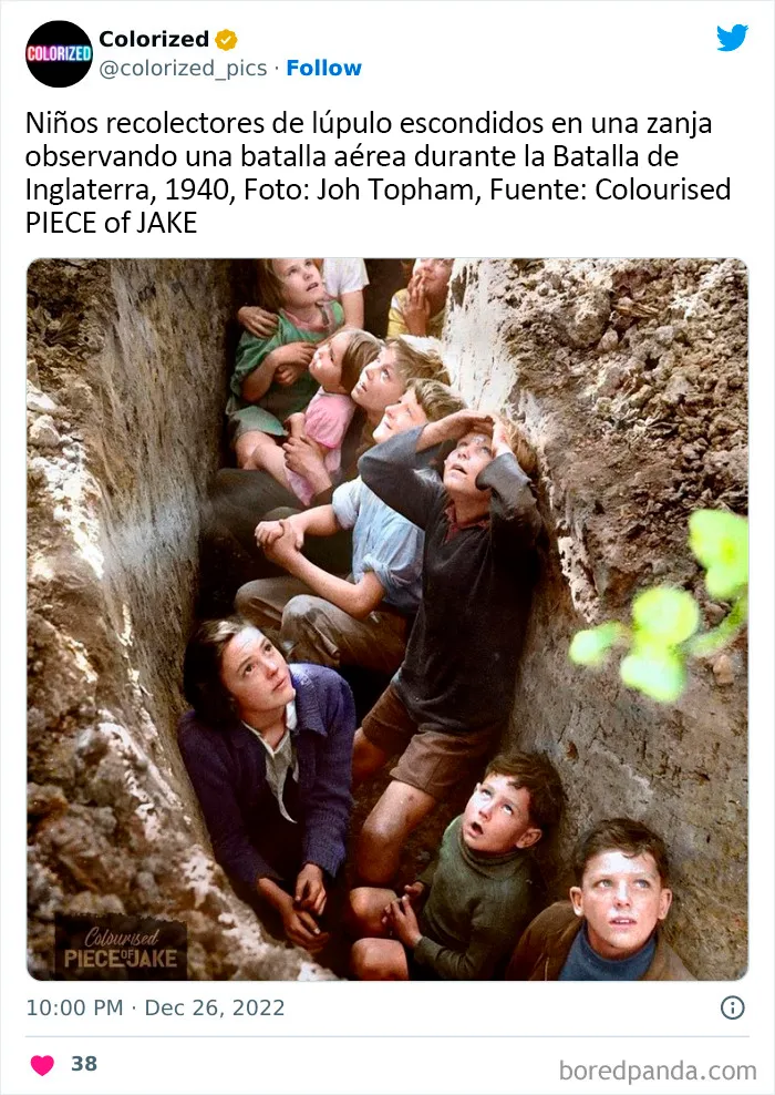 25 Impresionantes fotos históricas coloreadas que ofrecen una nueva perspectiva de tiempos pasados
