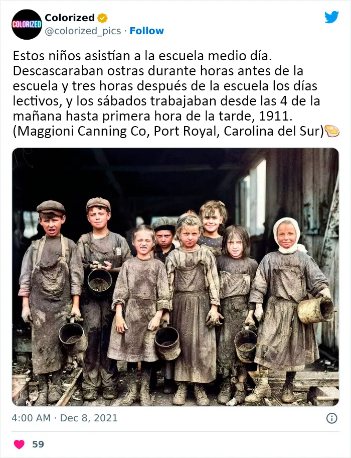 25 Impresionantes fotos históricas coloreadas que ofrecen una nueva perspectiva de tiempos pasados