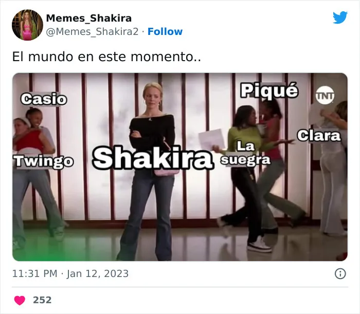 20 Divertidos memes y reacciones ante la nueva canción de Shakira y Bizarrap