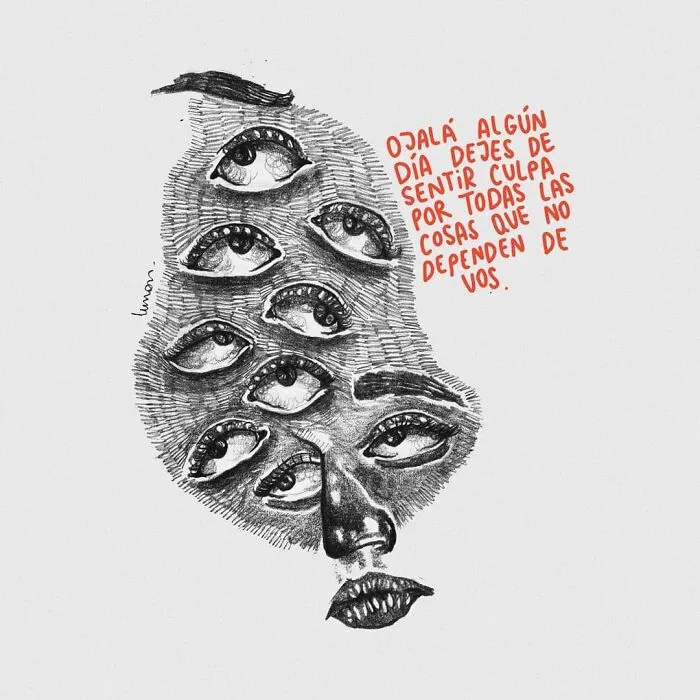 Este dibujante argentino mezcla el surrealismo con los sentimientos en sus ilustraciones