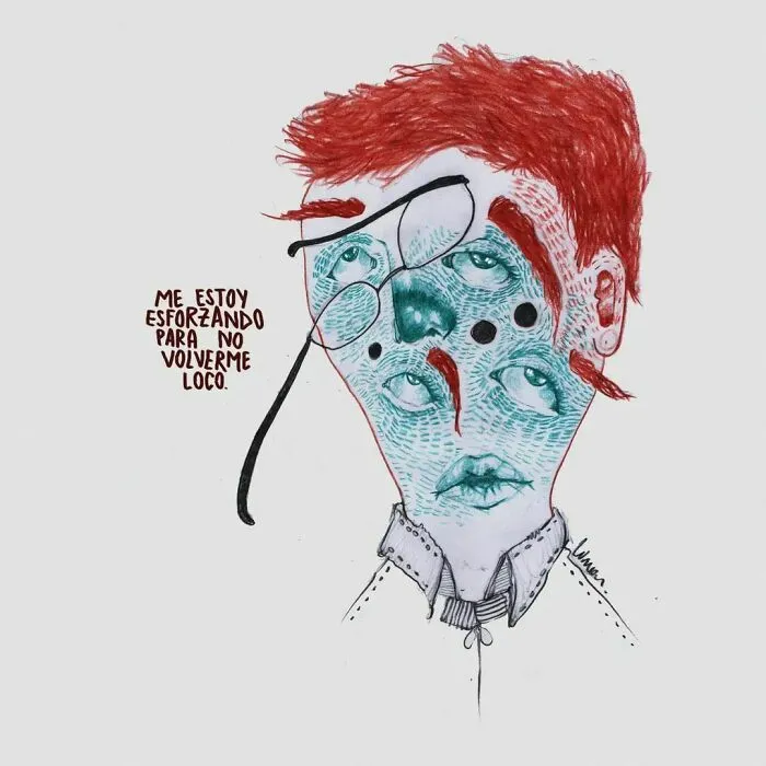 Este dibujante argentino mezcla el surrealismo con los sentimientos en sus ilustraciones