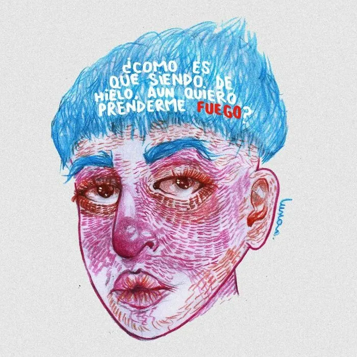 Este dibujante argentino mezcla el surrealismo con los sentimientos en sus ilustraciones