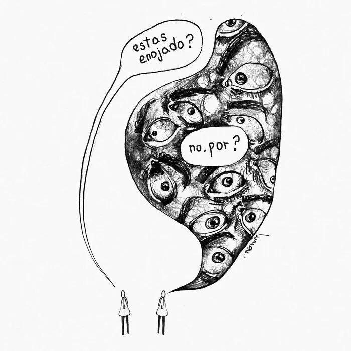 Este dibujante argentino mezcla el surrealismo con los sentimientos en sus ilustraciones