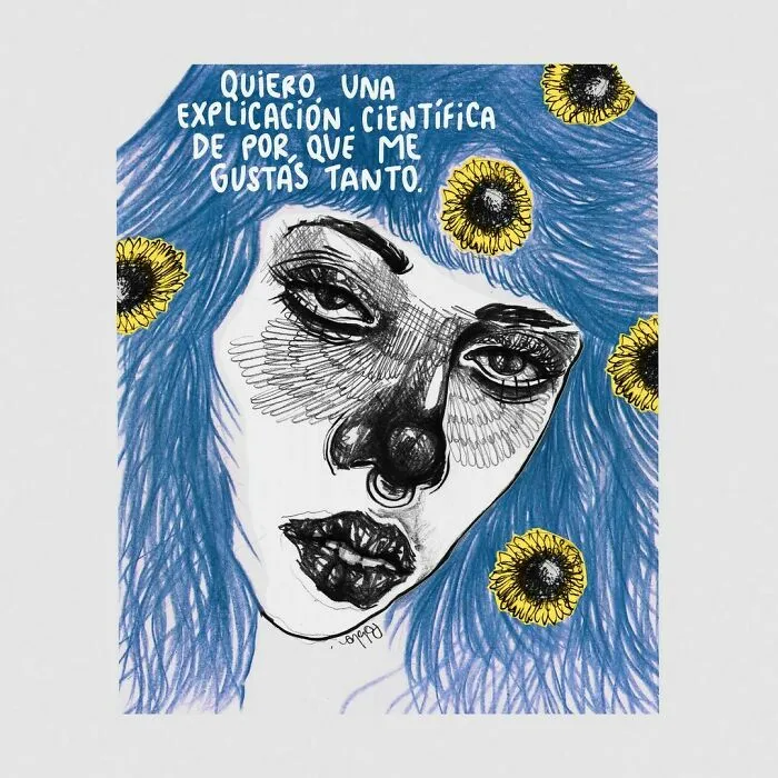 Este dibujante argentino mezcla el surrealismo con los sentimientos en sus ilustraciones