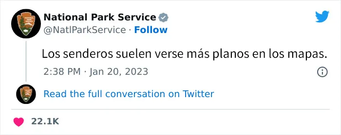 20 Tuits geniales del Servicio de Parques Nacionales que están haciendo reír a todo el mundo