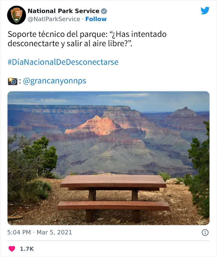 20 Tuits geniales del Servicio de Parques Nacionales que están haciendo reír a todo el mundo