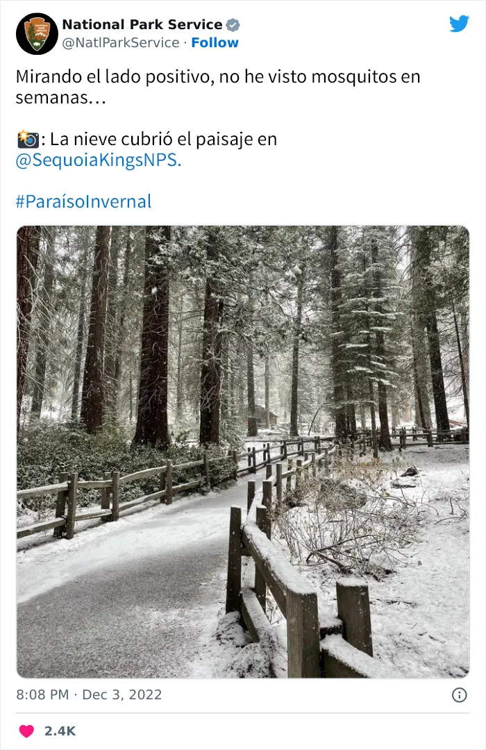 20 Tuits geniales del Servicio de Parques Nacionales que están haciendo reír a todo el mundo