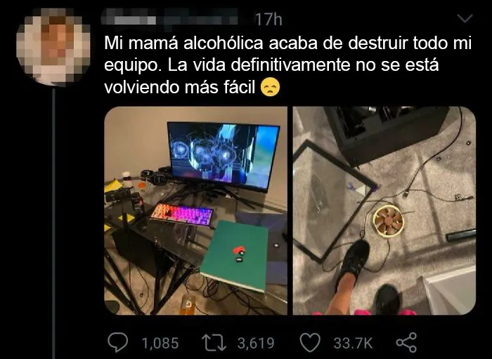Esperemos que no se haya comprado la PC con sus propios ahorros