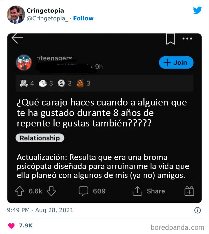 "Cringetopia": 20 Momentos muy mortificantes compartidos en esta cuenta de Twitter