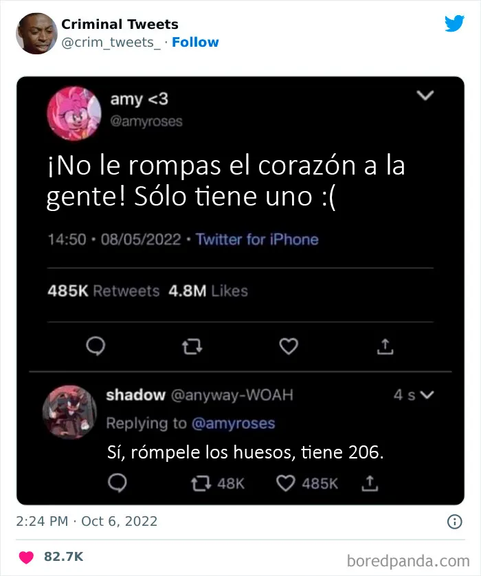 20 Tuits "criminales" que inevitablemente te harán reír aunque no debas
