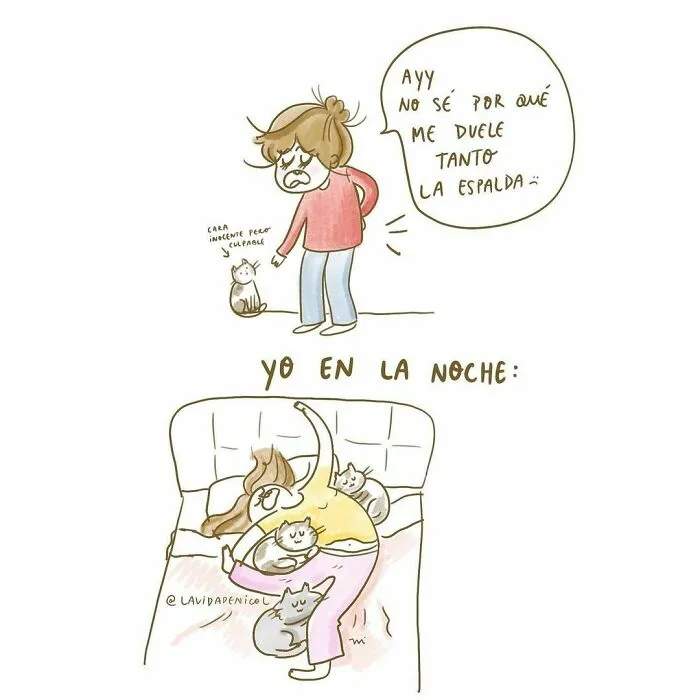Esta ilustradora chilena crea divertidos cómics sobre la vida que te resultarán familiares