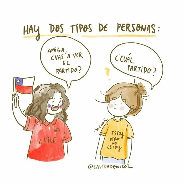 Esta ilustradora chilena crea divertidos cómics sobre la vida que te resultarán familiares
