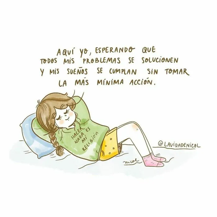 Esta ilustradora chilena crea divertidos cómics sobre la vida que te resultarán familiares