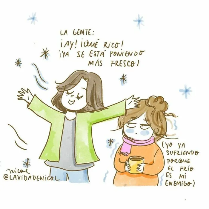 Esta ilustradora chilena crea divertidos cómics sobre la vida que te resultarán familiares