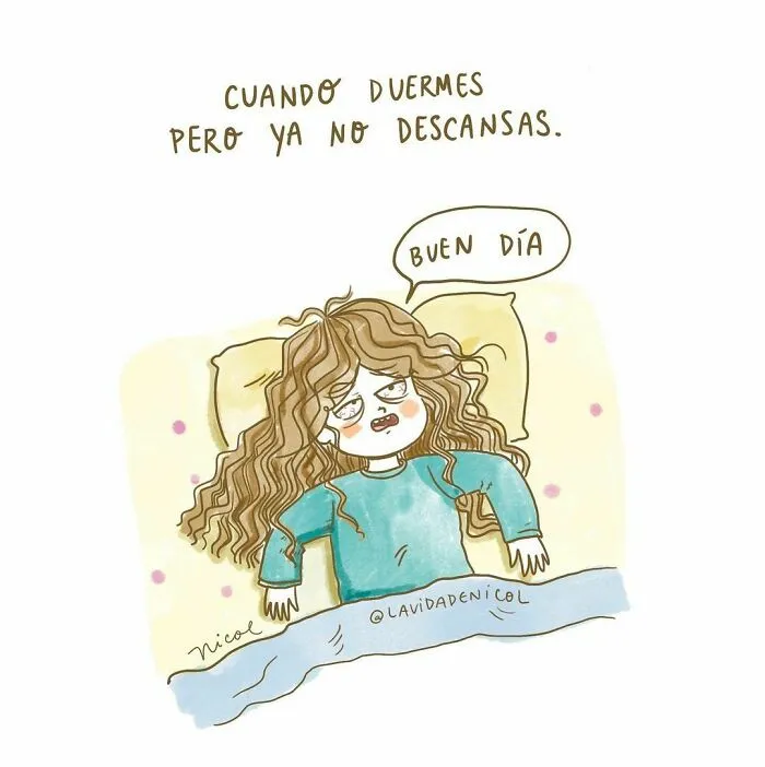 Esta ilustradora chilena crea divertidos cómics sobre la vida que te resultarán familiares