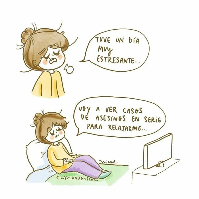 Esta ilustradora chilena crea divertidos cómics sobre la vida que te resultarán familiares