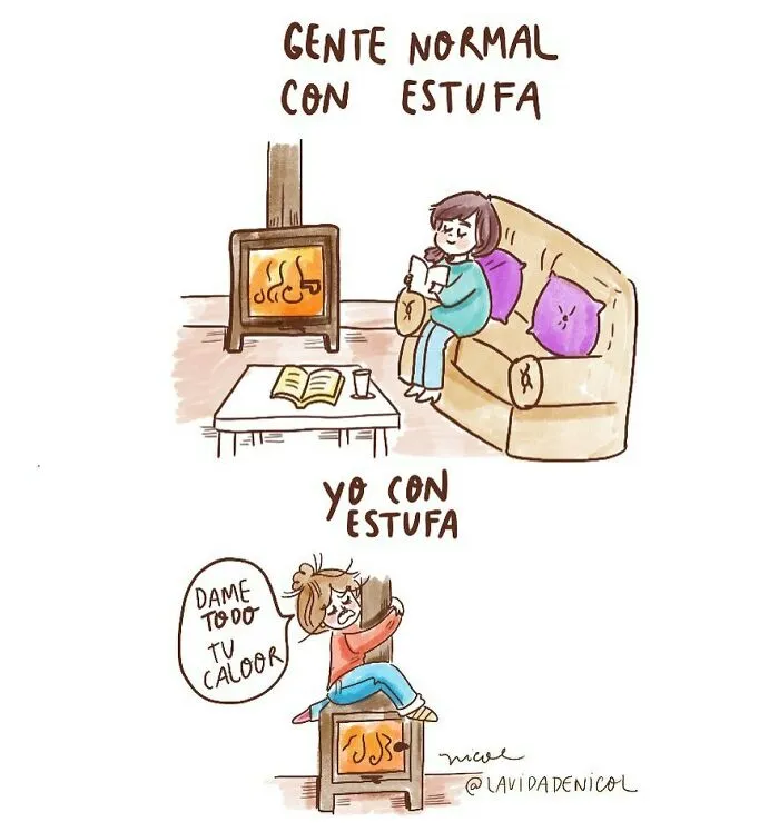 Esta ilustradora chilena crea divertidos cómics sobre la vida que te resultarán familiares