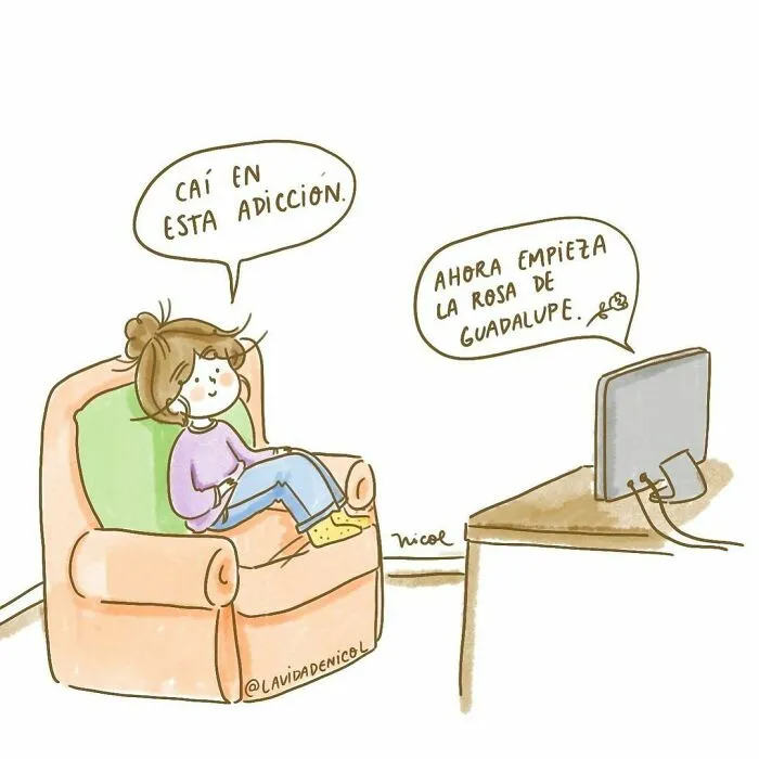 Esta ilustradora chilena crea divertidos cómics sobre la vida que te resultarán familiares