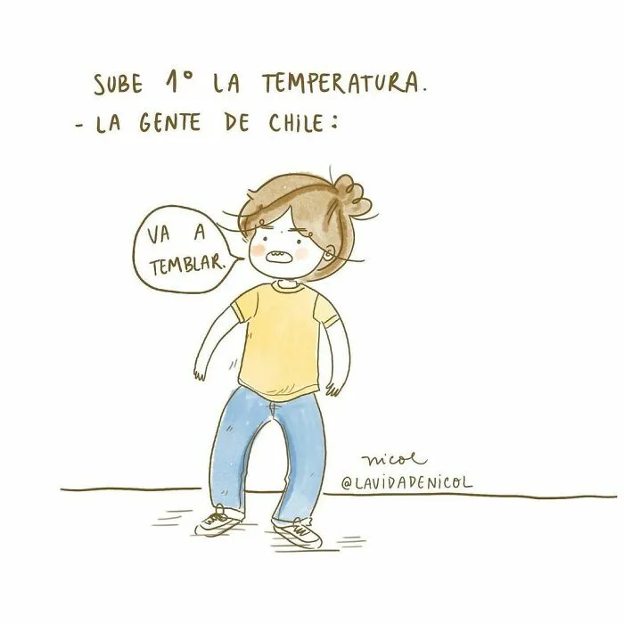 Esta ilustradora chilena crea divertidos cómics sobre la vida que te resultarán familiares