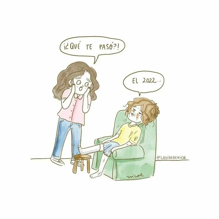 Esta ilustradora chilena crea divertidos cómics sobre la vida que te resultarán familiares