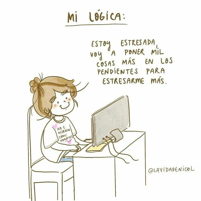 Esta ilustradora chilena crea divertidos cómics sobre la vida que te resultarán familiares