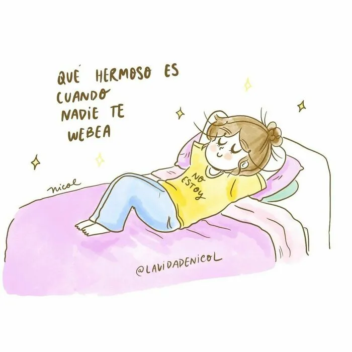 Esta ilustradora chilena crea divertidos cómics sobre la vida que te resultarán familiares