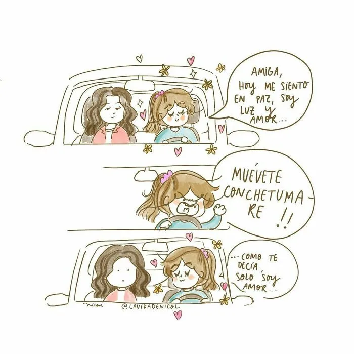 Esta ilustradora chilena crea divertidos cómics sobre la vida que te resultarán familiares