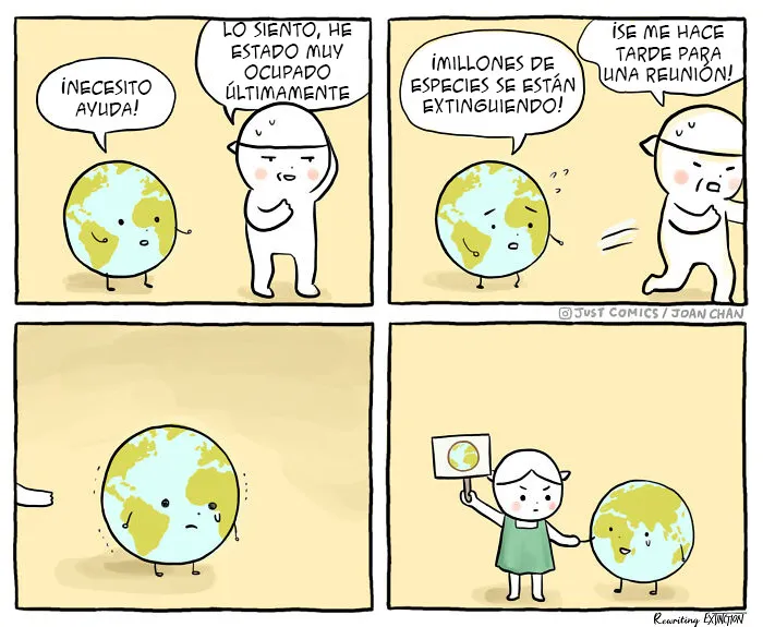 15 Cómics muy inspiradores sobre problemas medioambientales