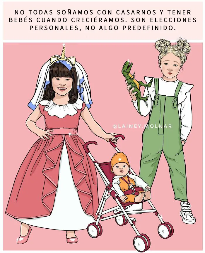 15 Nuevos y honestos cómics que muestran las presiones sufridas por las mujeres, por Lainey Molnar