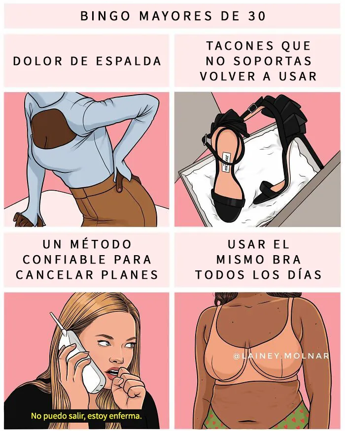 15 Nuevos y honestos cómics que muestran las presiones sufridas por las mujeres, por Lainey Molnar
