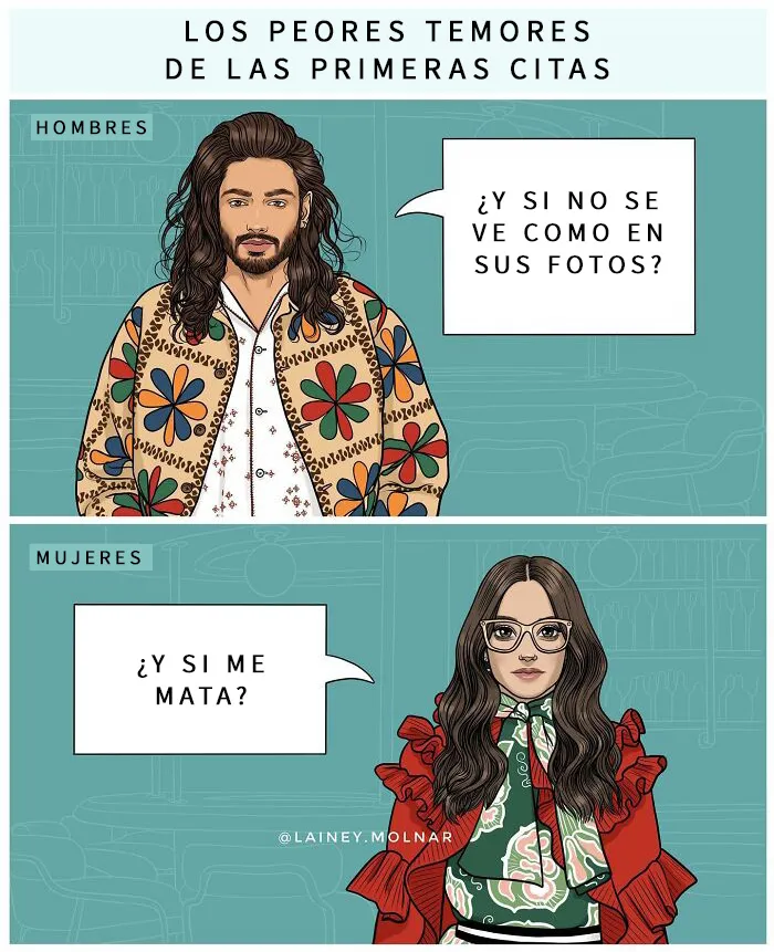 15 Nuevos y honestos cómics que muestran las presiones sufridas por las mujeres, por Lainey Molnar