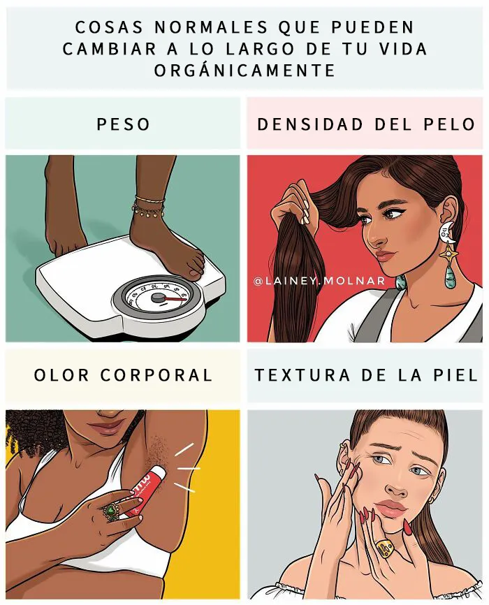 15 Nuevos y honestos cómics que muestran las presiones sufridas por las mujeres, por Lainey Molnar
